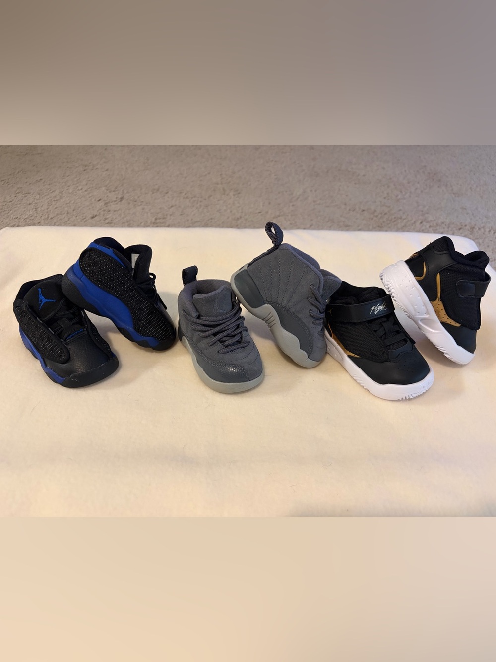Infant Jordan Sneaker bundle 3 pairs size 4 infant